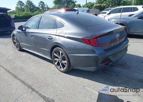 2021 Hyundai Sonata Sel Plus из США, поврежденный, VIN 5NPEJ4J24MH107670